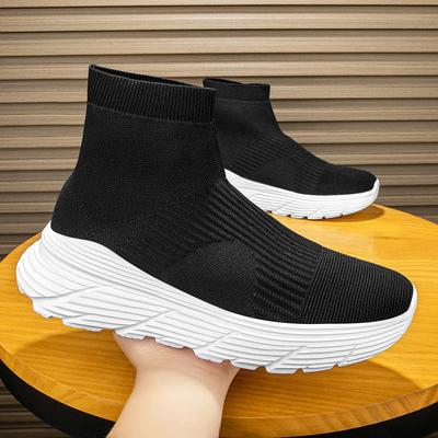 Kleine Größe Strümpfe Weiße Sommerschuhe Lässig Herbst Damenstiefel Damen Weiße Sneakers Sport Berühmtheit Boty Losfers