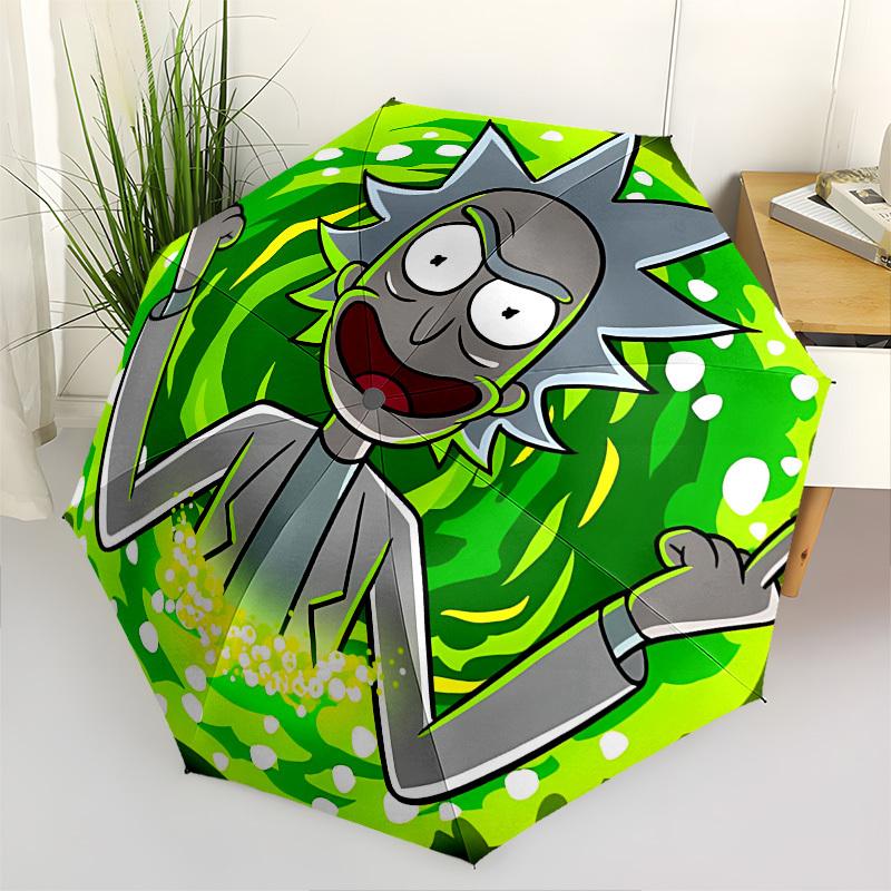 

Rick Sanchez,Portal Automatic Folding Umbrella Compact 8 rib Design,Unique Style,Suitable for Everyday Outdoor Use,Perfect Gift for Fr