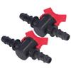 2Pcs Flow Control Valve Water Stop Controller Regulator ABS Switch Accessory Set Kit 12mm  0.47in