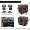 Stepless CU625/250 Retro Leather Waterproof Durable Large Capacity Quick Release Bag - Chinchilla