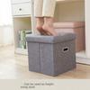 Large-Capacity Shoe Changing Stool Foldable Storage Footrest Fashion Storage Stool  Foot Rest
