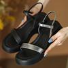 Fashion Summer Gladiator Platform Women Sandals Fashion Elegant Soft Sole Commute Shoes Ladies Comfort Thick Bottom Beach Sandalias