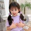 Kawaii Pearl Flower Scrunchie Children Baby Girls Elastic Hair Rubber Band Accessories Tie Hair Rope Headdress Headwear Ornament