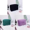 Borsa da Trucco in Velluto Organizer da Viaggio con Cerniera per Donne e Uomini