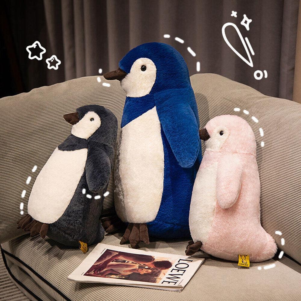 25-50CM Cute Super Cute Little Penguin Plush Toy Bed Sleeping Sofa Pillow Antarctic Animal Decoration Child Birthday Gift
