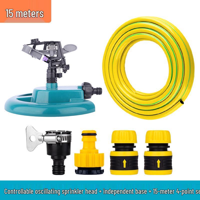 Adjustable 360° Rotating Rocker Arm Lawn & Garden Sprinkler