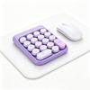 Wireless Number Pad 18 Key 2.4G Numeric Keypad Financial Accounting Numpad Keyboard for Home Business Work