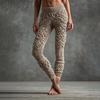 Vintage 3D kötött leggings nőknek gótikus mintával magas derék szűk nadrág Y2K punk utcai viselet rugalmas karcsúsított nadrág