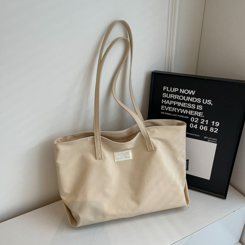 Canvas Bag Student Clothing Book Class Commuter Bag Japanese Leisure Shoulder Bag Women's Large-capacity Junior High School Niche Cloth Bag
