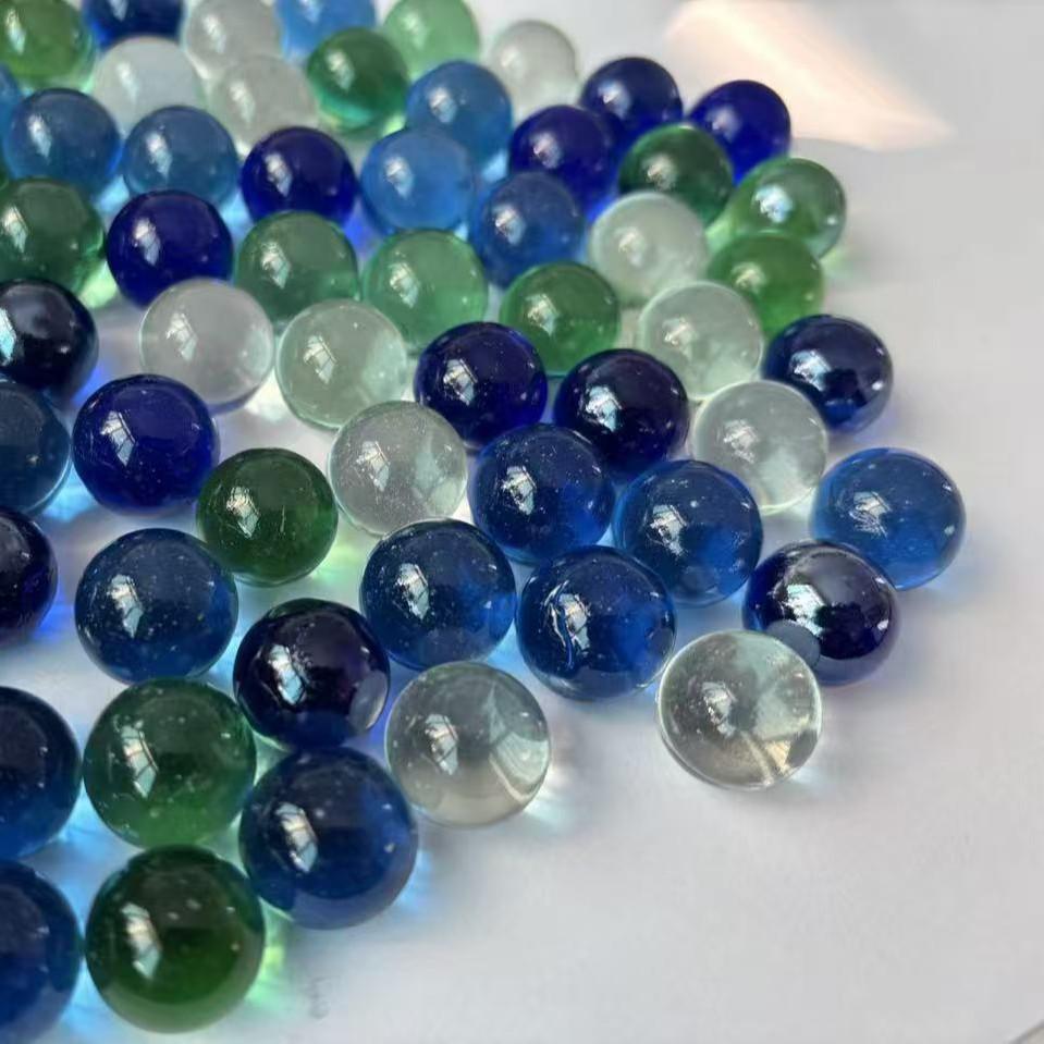 16mm Anime City Arcade Five-Color Glass Marbles for Children's Game Machine