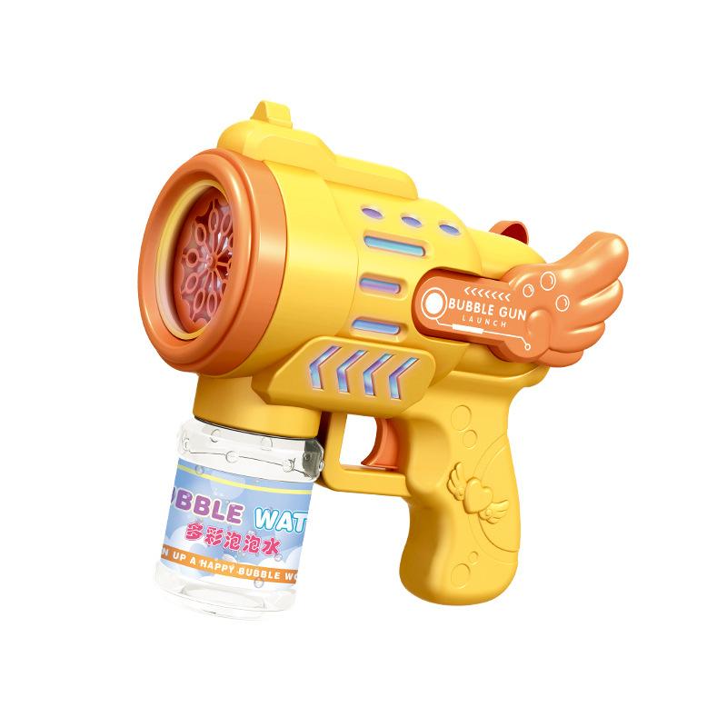 Seifenblasenmaschine Automatisch Kinder Engel 10 Löcher Seifenblasenpistole Elektrisch Outdoor Netz Berühmtes Spielzeug