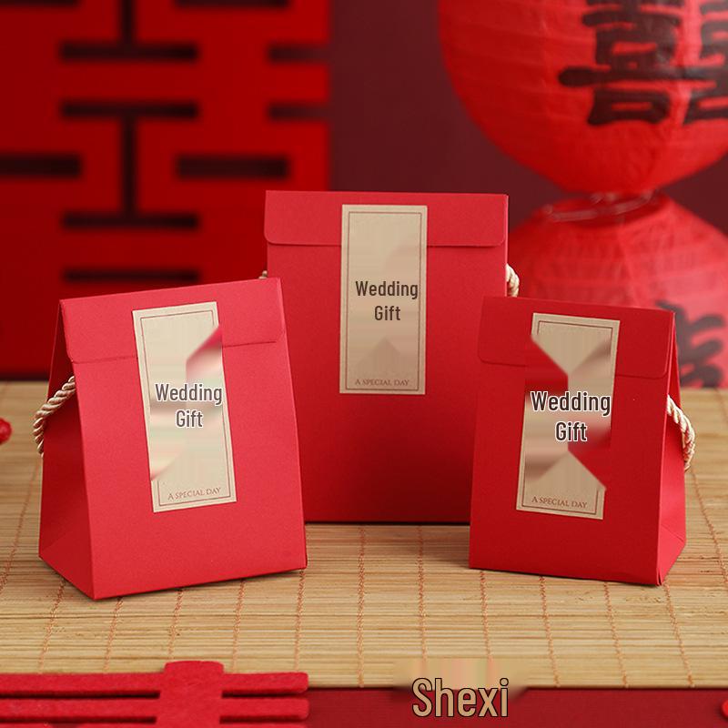 Elegant Chinese-Style Wedding Candy Box with Creative High-End Design Small