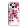 For Tecno Spark 40C Case Flowers Soft Silicone TPU Phone Cases For Tecno Spark 40C Shockproof Cool Wolf Flowers Protective Cover