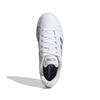 Adidas Grand Court Base OOS66 Footwear White Size cm 3.0 Women's Sneakers, White/Cyber Metallic/Footwear (HQ0094), 25.0