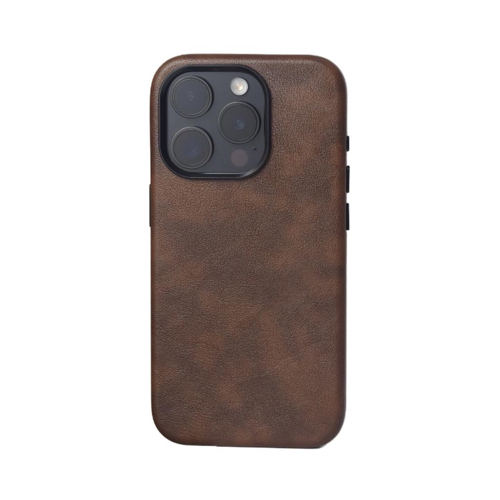 Anwendbar auf IPhone16Promax Crazy Horse Leder Handyhülle Apple 15 Retro Magnetisch 13 Hautgefühl Schutzhülle