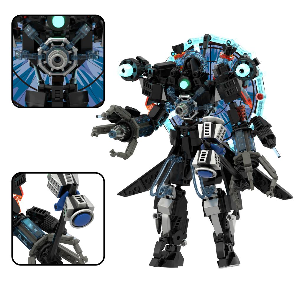 2026 Skibidi Toileted Man Building Blocks Upgraded VersionTitan Speaker King TVMan DIY Bricks Toys For Xmas Gifts