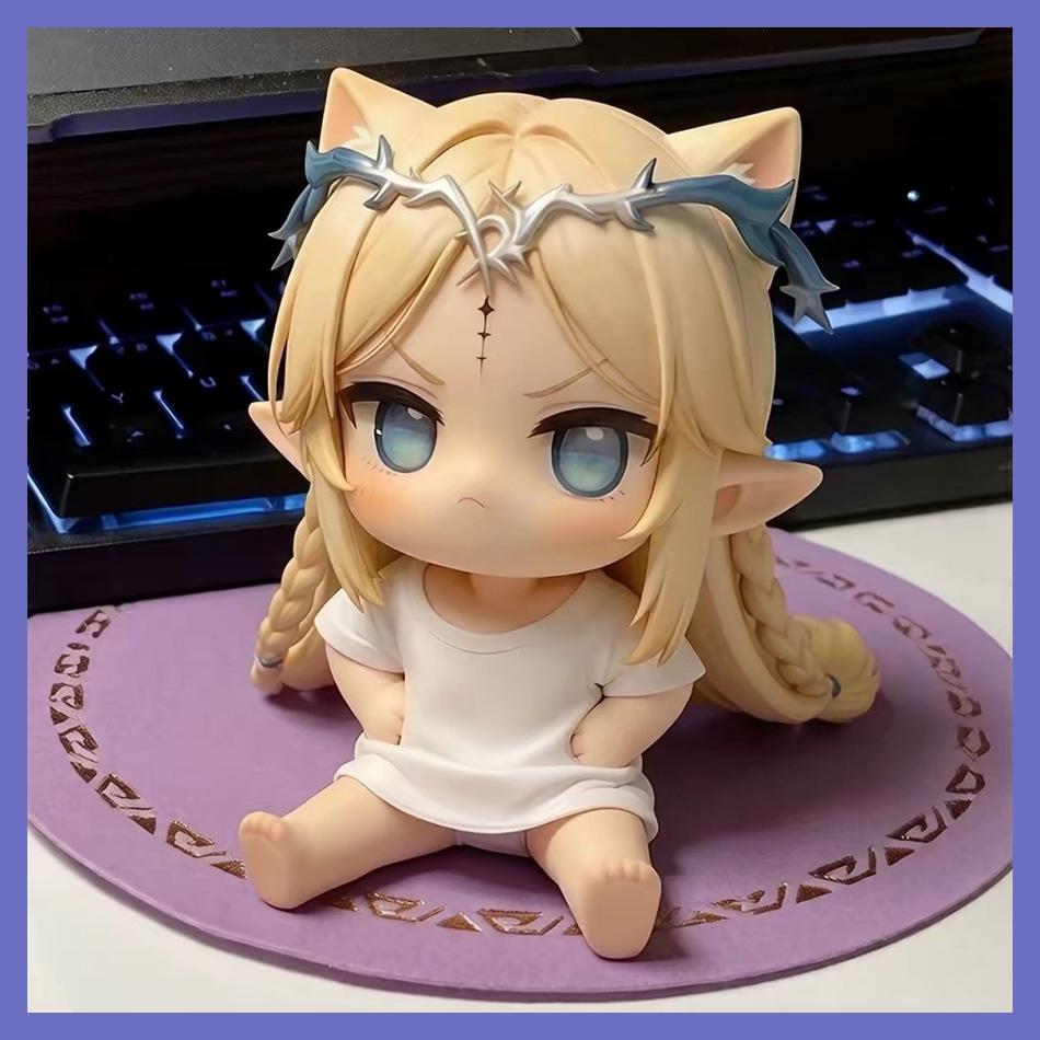 Wuthering Waves Cartethyia Kawaii Cartoon Figure - Anime Cosplay Desk Decor Sitting Model Collection Birthday Gift
