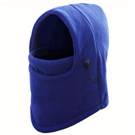 Winter Winddichte Fleece Radmütze Maske - Dicke, Warme Kopfbedeckung zum Skifahren und für Outdoor-Aktivitäten