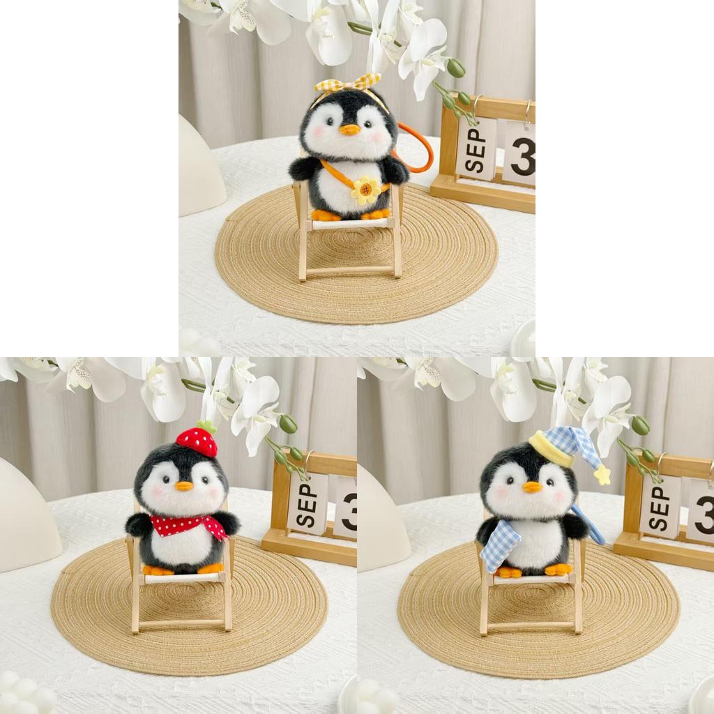 Penguin Plush Keychain With Soft Short Plush For Gifts And Bag Decor