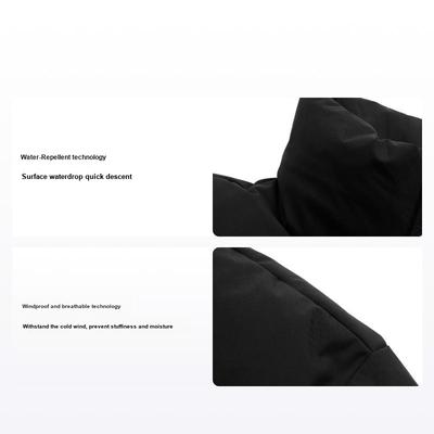 Li Ning Hot Pot Down Series Water-Resistant Stand Collar 600 Fill Power Warmth Anti-Cold Outdoor Casual Short Winter Down Jacket AYMU254-2