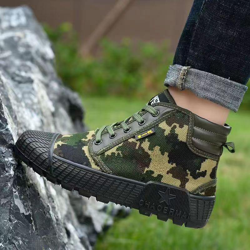New Liberation Breathable Canvas Work Shoes for Farm and Construction, Available In High-Top and Low-Top Styles.