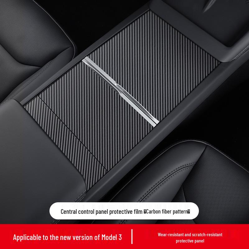 Transparent TPU Protective Film for Tesla Model 3 Console