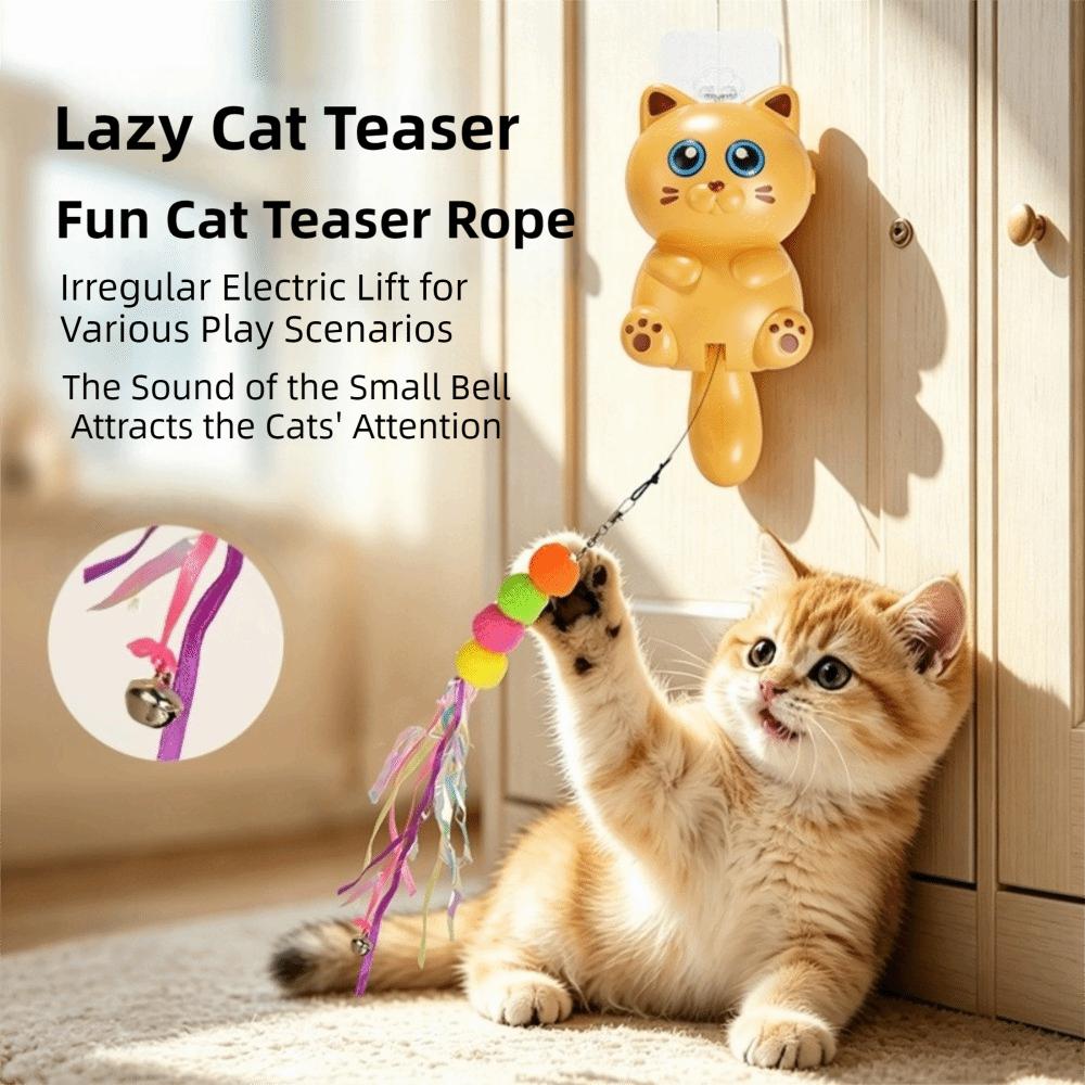 Smart Electric Cat Toy Retractable Hanging Door Cat Toy Durable Kitten Teasing Toy Indoor Cat