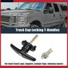 Universal Pickup Truck Camper Cap Locking T-Handles Black with 2 Keys Pack of 1 | 3 Months