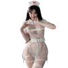 Nurse Sexy Reverse Nurse Enamel Nurse Bodycon Erotic and Extreme Reverse Bunny Costume for Halloween R-Dream Cosplay, Costume, See-Through Outfit,