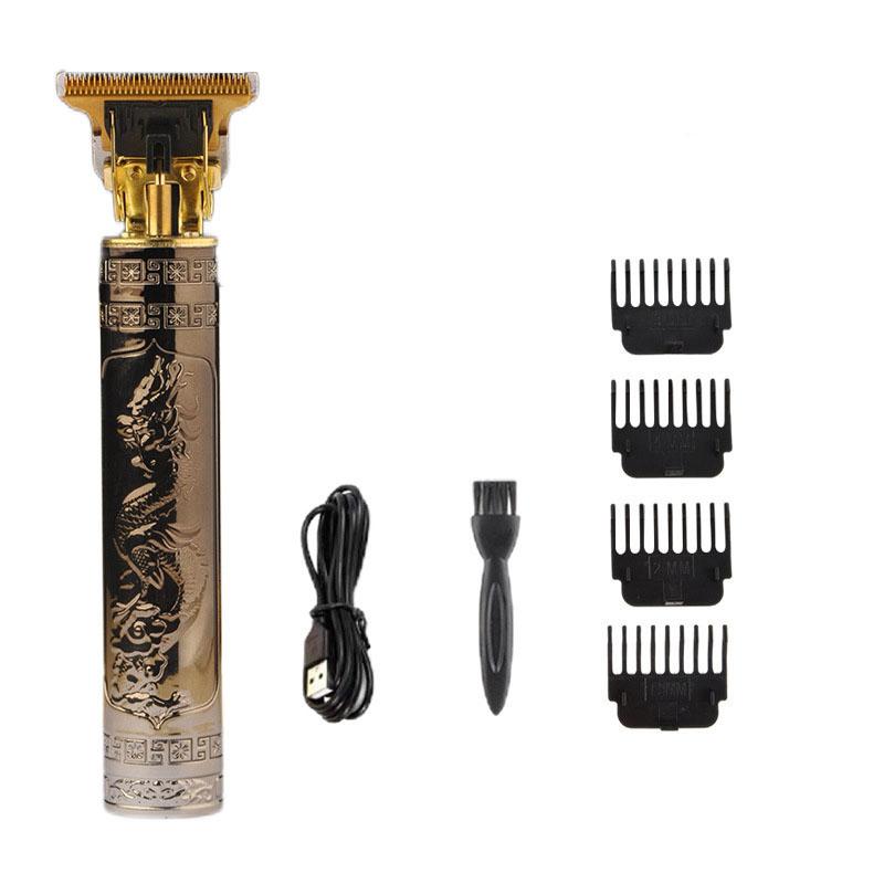 Professional USB Electric Razor Hair Cutting Machine for Men, Baldheaded Trimmer and Beard Clipper for Barbershop