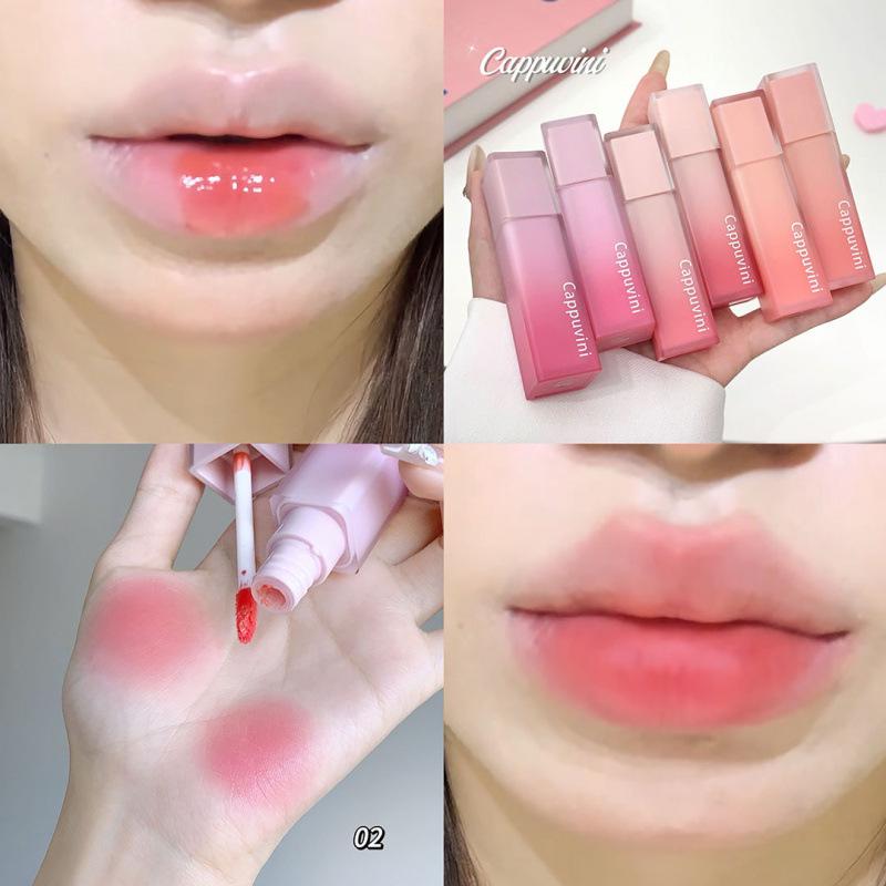 

Cappuvini Bare Tender Matte Velvet Long-Lasting Lip Color