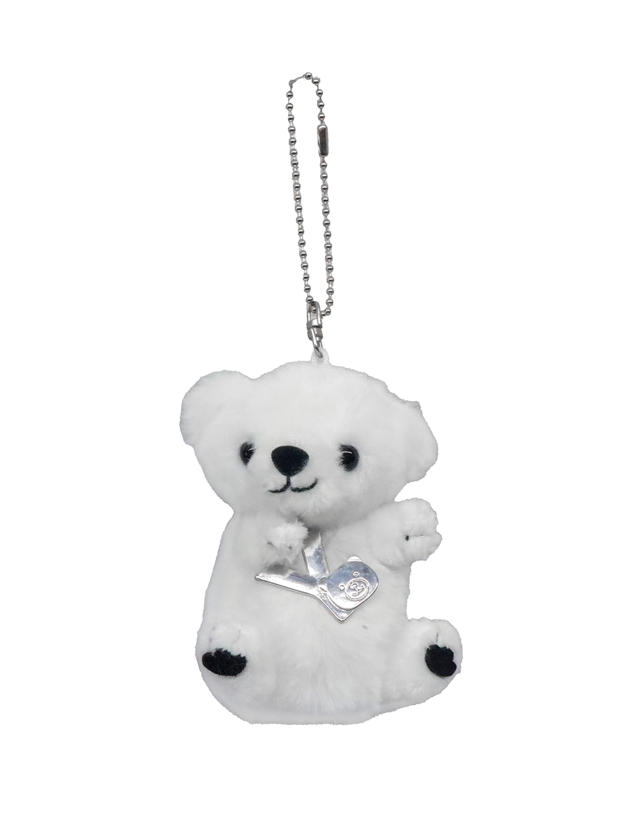 

[Взлет] Плюшевый ремешок с белым медведем и шармом с инициалом [Y] Серия Проделки ангела