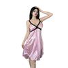 Suspender Summer Female Sexy Halter Pure Desire Thin Satin Clothing Large Size
