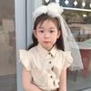 Flowing Bow Veil Hair Hoop Polyester Bridal Tulle Fashion Girls Head Gauze  Party Cosplay