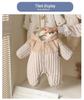 Children's Winter Hooded Rabbit Fleece Onesie - Thick Outdoor Baby Suit