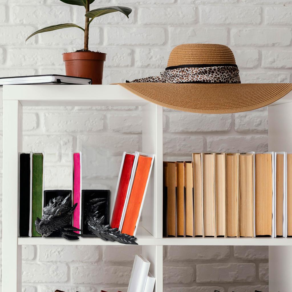 Resin Craft Dragon Book Hat American Style Home Bookshelf Decoration Ornaments Dragon Book Corner Ornaments