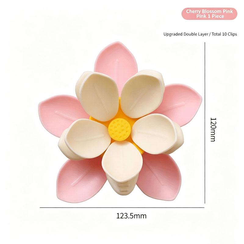 Sakura Magnetic Fridge Magnet Seal Clip, Petal Sealing Clip, Magnetic Fridge Sticker, Snack Clip, Flower Decoration