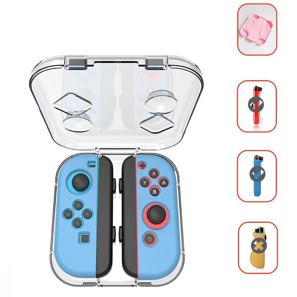 

Чехол для хранения Joycon с магнитной застежкой, прозрачный защитный чехол для Nintendo Switch/Joycon