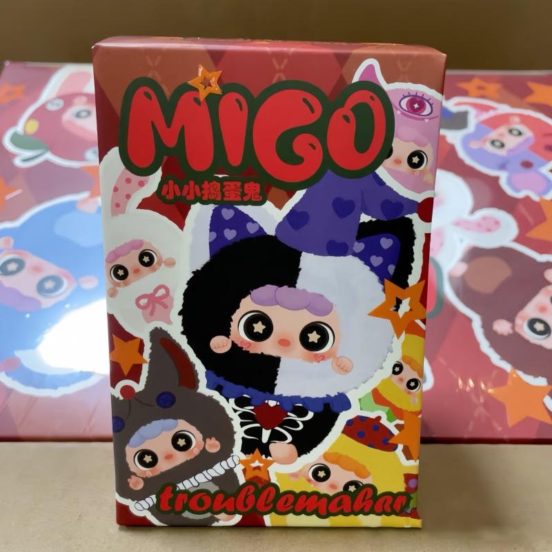 New  Genuine Migo Little Troublemaker Series  Cute Vinyl Face Pendant Toys Migo Bag Pendant Festvial Surprise Gifts