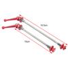 2pcs Ultralight Titanium Alloy Quick Release Skewer Bike Replacement Repair Parts (Red)