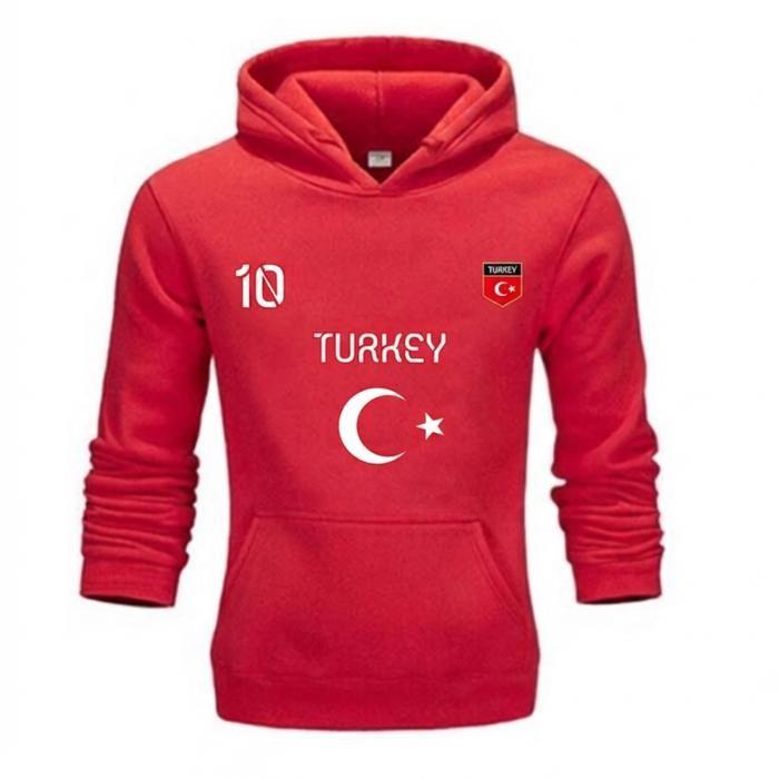 Jogging homme - NPZ - Turquie - Rouge - Sweat à capuche - Taille élastiquée