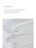 400g Heavyweight Pure White Long-Staple Cotton Summer Short-Sleeve Loose Crew Neck Base Layer T-Shirt
