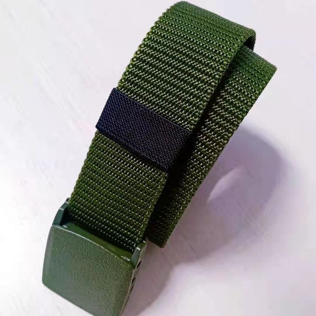 Men Belts Fashion Unisex Jeans Belts Adjustable Belt Men Outdoor Travel Tactical Waist Belt with Plastic Buckle for Pants 120cm
