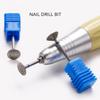5PCS Rugged Rough Surface Cuticle Remover Drill Bit Pedicure Sanding Head  Nail Surface Polishing