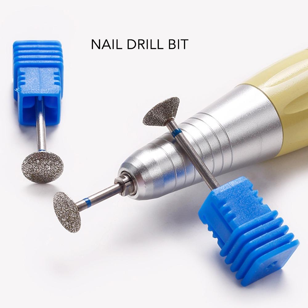5PCS Rugged Rough Surface Cuticle Remover Drill Bit Pedicure Sanding Head  Nail Surface Polishing