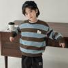 Frühling und Herbst Jungen Neue Hübsche Langarm Gestreiften Sweatshirt