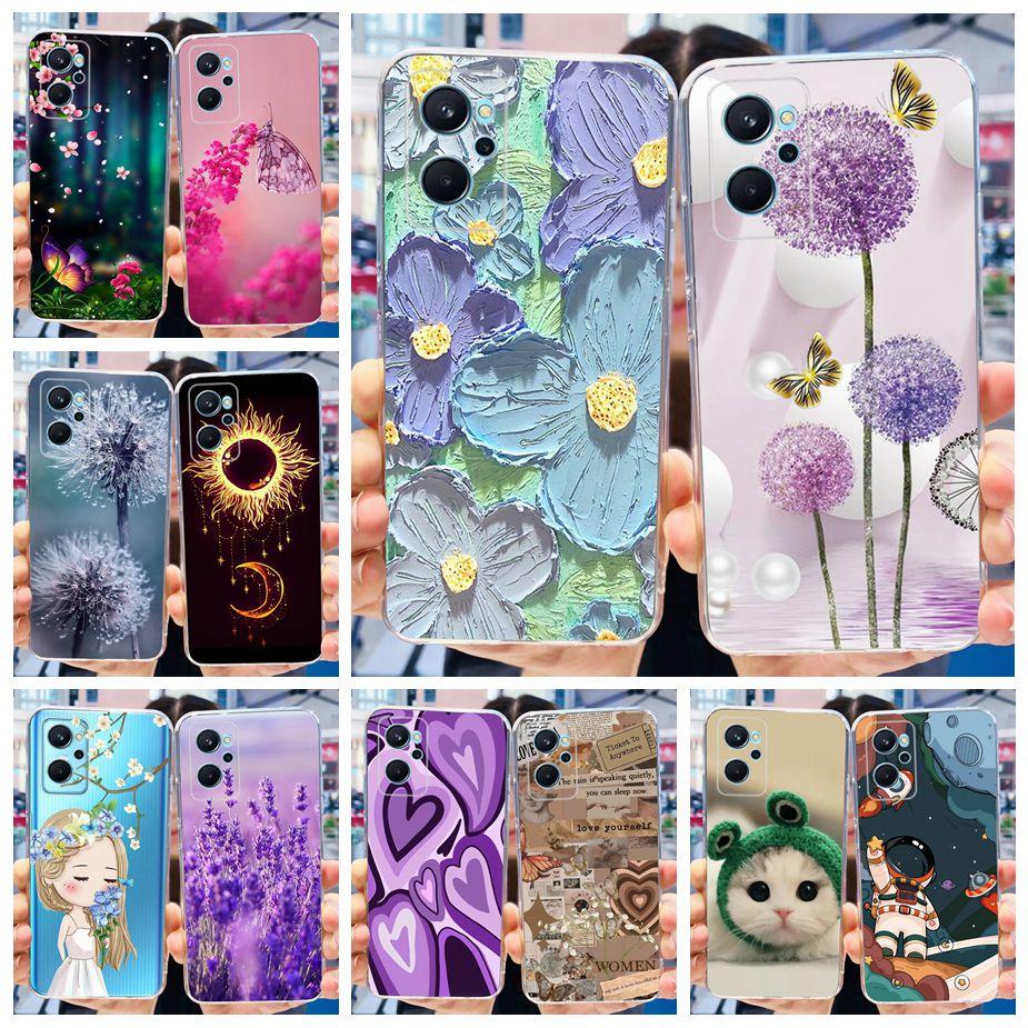 For Realme 9i Case RMX3491 New Fashion Painted Cover Clear Silicone Soft TPU Phone Case For Realme 9i 5G RMX3612 Realme9i Fundas