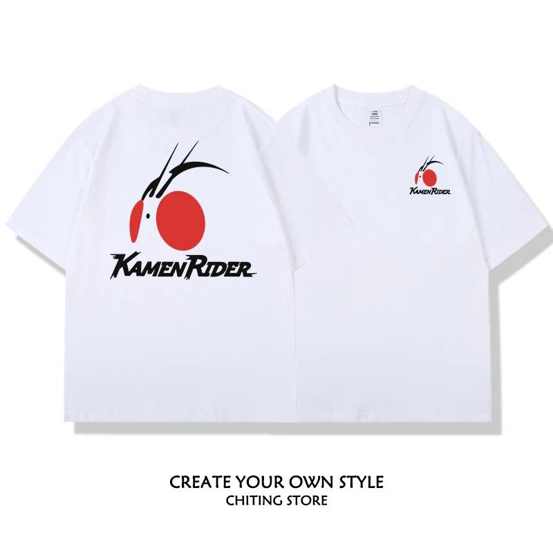 New Unisexga KaUnisex Rider Tshirt Korea Style Vintage Anime New KaUnisex Rider Graphic Unisex T Shirt Streetwear Summer Loose Tees