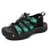 Herren Sommer-Sandalen für draußen, geschlossen, dicke Sohle, große Größen, lässige Strandschuhe