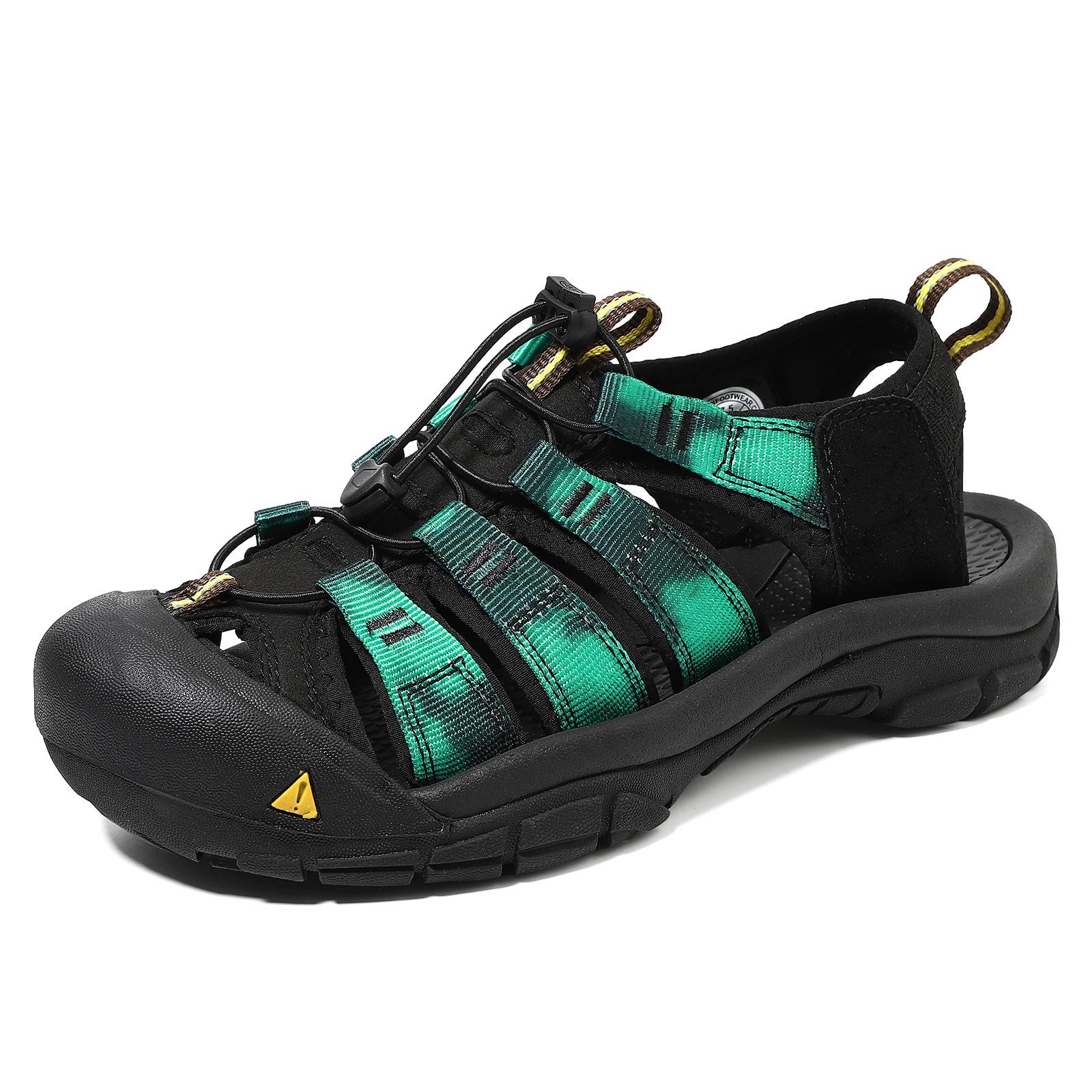Men s Outdoor Closed-Toe Thick-Soled Summer Sandals - Large-Size Casual Beach Shoes 44